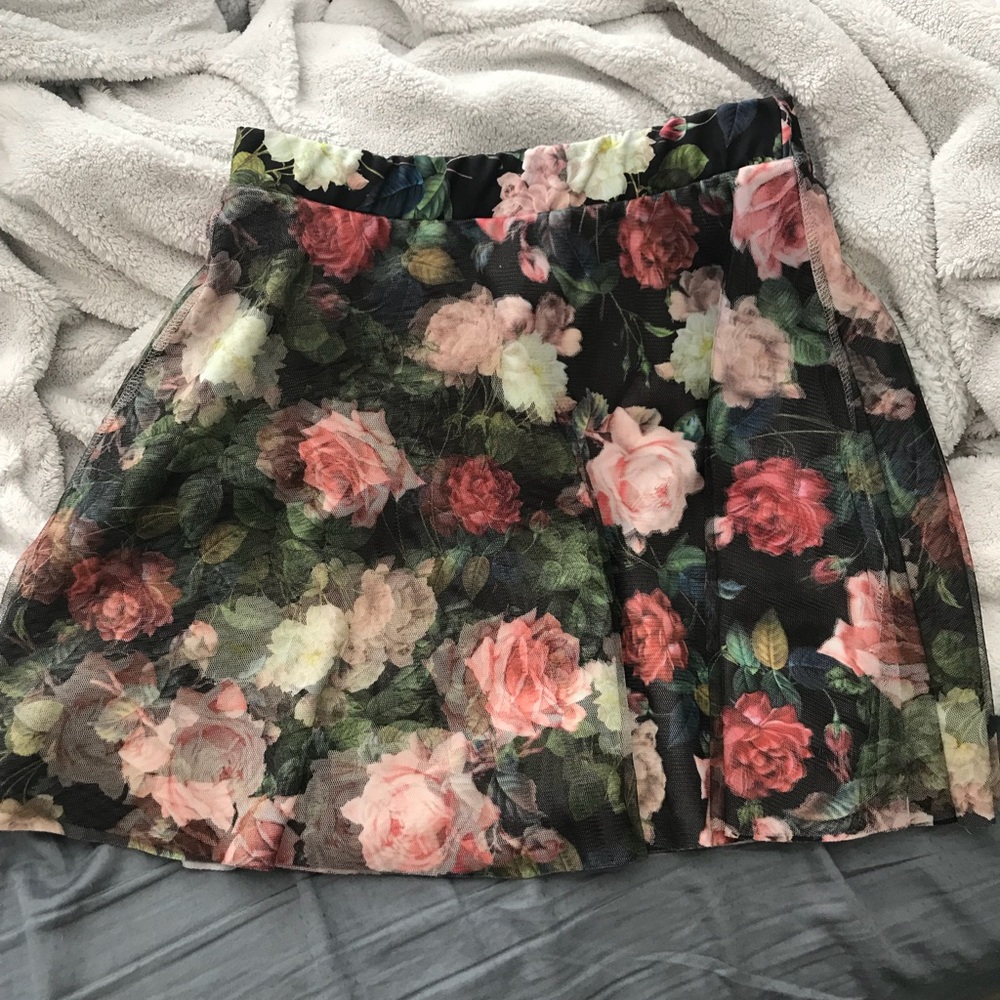 High Waisted Skater Skirt